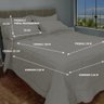 Edredom Cama Casal Queen com Jogo de Lençol Meia Estação - 4
