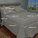 Ver imagem 4 de Edredom Cama Casal Queen com Jogo de Lençol Meia Estação