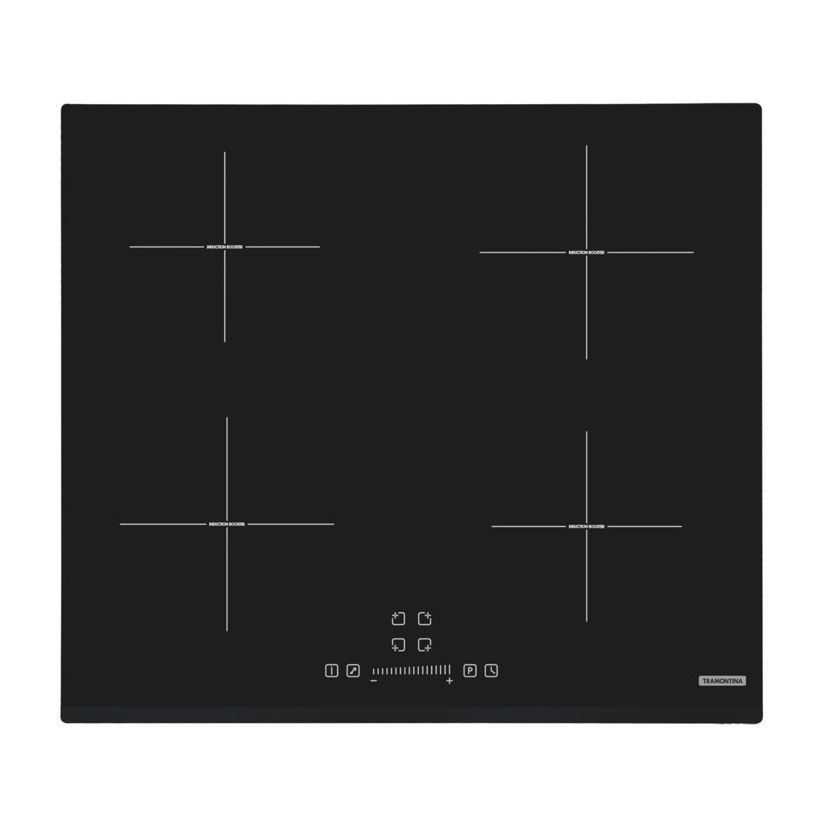 Cooktop por Indução Tramontina Square Slider B 4ei 60 220v - 1