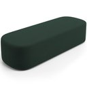 Ver imagem 2 de Puff Decorativo Orgânico para Living Quarto 140cm Doha W01 Suede Verde Musgo - Lyam Decor