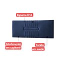 Ver imagem 6 de Cabeceira Painel Estofada Nevada Suede Azul Casal 1,40m para Cama Box