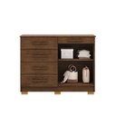 Ver mais imagens de Cômoda Quarto 122cm com 2 Portas Sapateira Vitória Imbuia V01 - D’Rossi