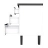 Gabinete Armário Cozinha Jupter 1.50 Mt 100% Aço Galvanizado P/ Pia -Balção 150 cm -3 Portas- 3 Gave - 5