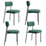 Kit com 4 Cadeira Mila Veludo Verde - FdECOR - 1