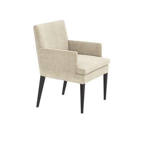 Cadeira de Jantar Germany Retro Suede Bege Dominic Decor