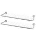 Ver imagem 1 de kit 2 Arara prateleira com tela:Branco