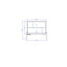 Mesa de Cabeceira 2 Gavetas Jasper Off White - 8