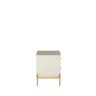 Mesa de Cabeceira 2 Gavetas Jasper Off White - 6