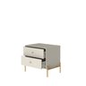 Mesa de Cabeceira 2 Gavetas Jasper Off White - 4