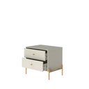 Ver imagem 4 de Mesa de Cabeceira 2 Gavetas Jasper