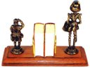 Ver imagem 6 de Porta Livros Dom Quixote e Sancho Pança em Latão com Mini Obra Completa Sat