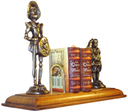 Ver imagem 1 de Porta Livros Dom Quixote e Sancho Pança em Latão com Mini Obra Completa Sat