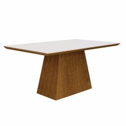 Mesa de Jantar Retangular Tampo MDF/Vidro 180cm Pampulha Leifer - 1 Mesa de Jantar Retangular Tampo MDF/Vidro 180cm Pampulha Leifer - 1
