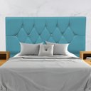 Ver imagem 1 de Cabeceira para Cama Box Estofada Solteirão 100 Cm Suede Madri:azul Turquesa