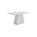 Ver imagem 1 de Mesa de Jantar Retangular Tampo MDF/Vidro 120cm Pampulha Leifer