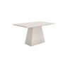 Mesa de Jantar Retangular Tampo MDF/Vidro 120cm Pampulha Leifer - 1
