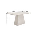 Ver imagem 2 de Mesa de Jantar Retangular Tampo MDF/Vidro 120cm Pampulha Leifer