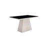 Mesa de Jantar Retangular Tampo MDF/Vidro 120cm Pampulha Leifer - 1