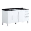 Ver imagem 5 de Balcão de Pia Gêmeos 1,20 - Branco