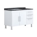 Ver imagem 1 de Balcão de Pia Gêmeos 1,20 - Branco