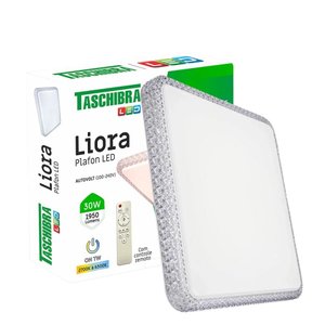 Plafon Led Taschibra Quadrado Liora On Tw 30w - Taschibra