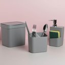 Ver imagem 4 de Utensílios de Cozinha Escorredores Louça Lixeira Porta Detergente ou Chumbo