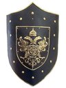 Ver imagem 1 de Escudo Decorativo de Parede Medieval - Àguia Bicéfala