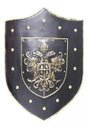 Ver imagem 2 de Escudo Decorativo de Parede Medieval - Àguia Bicéfala