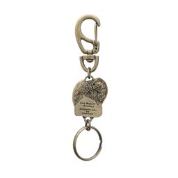Chaveiro de São Miguel Arcanjo Metal Ouro Velho Fornecedor 1 F1-ct14-152-7 - 2