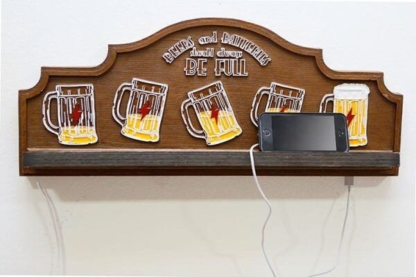 Placa Carregador de Celulares 5 Entradas Beers And Batteries - 3