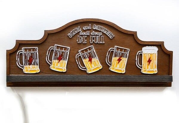 Placa Carregador de Celulares 5 Entradas Beers And Batteries - 5