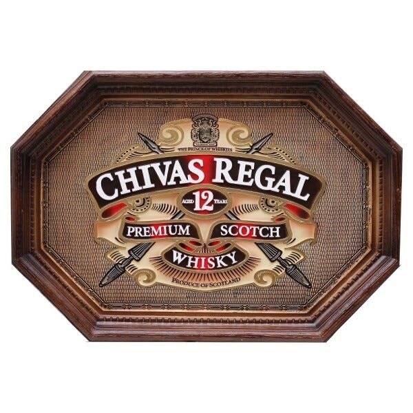 Placa Decorativa de Parede - Chivas Regal Grande - 1