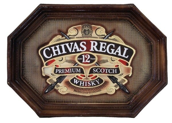 Placa Decorativa de Parede - Chivas Regal Grande - 2