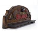 Ver imagem 2 de Placa Decorativa Porta-Tacos Sinuca + Suporte - Billiards
