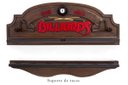 Ver imagem 1 de Placa Decorativa Porta-Tacos Sinuca + Suporte - Billiards