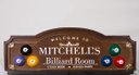 Ver imagem 2 de Placa Decorativa Porta-Tacos Sinuca + Suporte - Mitchell´s