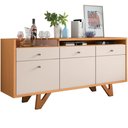 Ver imagem 2 de Aparador Buffet Bar para Sala 02 Portas 02 Gavetas Valentim B01 Cinamomo Off White - Lyam Decor