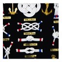 Ver imagem 2 de Quadro de Nós Náutico Simples Fundo Preto