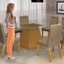 Ver imagem 4 de Mesa de Jantar Tampo Vidro Octogonal Grécia Leifer