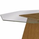 Ver imagem 5 de Mesa de Jantar Tampo Vidro Octogonal Grécia Leifer