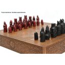 Ver imagem 7 de Tabuleiro de Xadrez Lewis Celta Viking em Resina