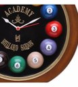 Ver imagem 4 de Relógio Decorativo Parede de Fibra - Billiard Preto