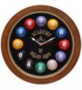 Ver imagem 1 de Relógio Decorativo Parede de Fibra - Billiard Preto