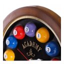 Ver imagem 3 de Relógio Decorativo Parede de Fibra - Billiard Preto