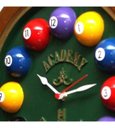 Ver imagem 3 de Relógio Decorativo Parede de Fibra - Billiard Verde