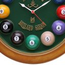 Ver imagem 4 de Relógio Decorativo Parede de Fibra - Billiard Verde