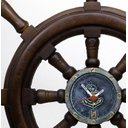 Ver imagem 3 de Relógio de Parede Timão de Barco em Resina 50cm Náutica