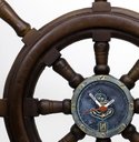 Ver imagem 3 de Relógio de Parede Timão de Barco em Resina 50cm Náutica