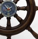 Ver imagem 4 de Relógio de Parede Timão de Barco em Resina 50cm Náutica