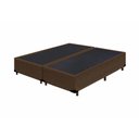 Ver imagem 1 de Base Box Queen Bipartido Suede Marrom